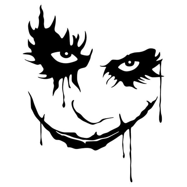 Adesivi per Auto e Moto: Joker sorriso