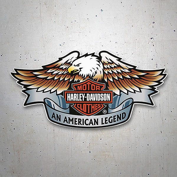 Adesivi per Auto e Moto: Harley Davidson an American Legend