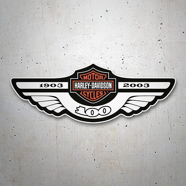 Adesivi per Auto e Moto: Harley Davidson 1903-2003