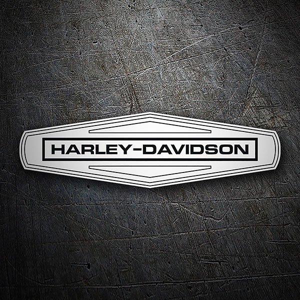 Adesivi per Auto e Moto: Harley Davidson minimalista