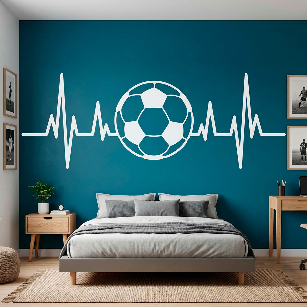 Elettrocardiogramma a forma di pallone da calcio 12