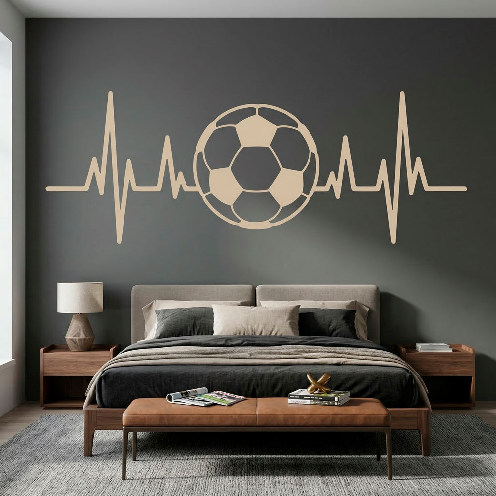 Elettrocardiogramma a forma di pallone da calcio 10