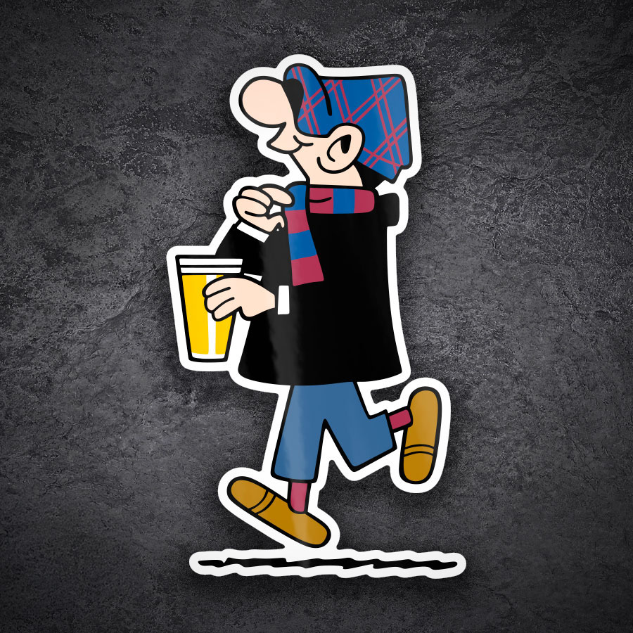 Adesivi per Auto e Moto: Andy Capp Ultra FC Barcellona