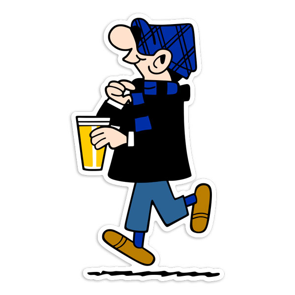 Adesivi per Auto e Moto: Andy Capp Ultra Inter Milán