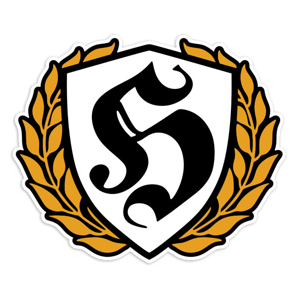 Adesivi per Auto e Moto: Emblema Hooligan S e Alloro