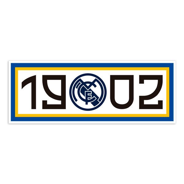 Adesivi per Auto e Moto: Ultra Calcio 1902 Real Madrid CF