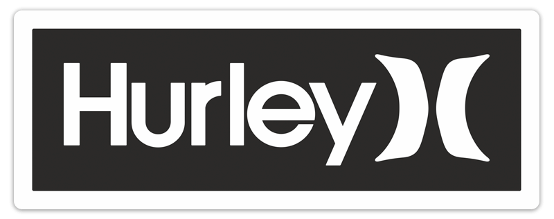 Adesivi per Auto e Moto: Hurley Black