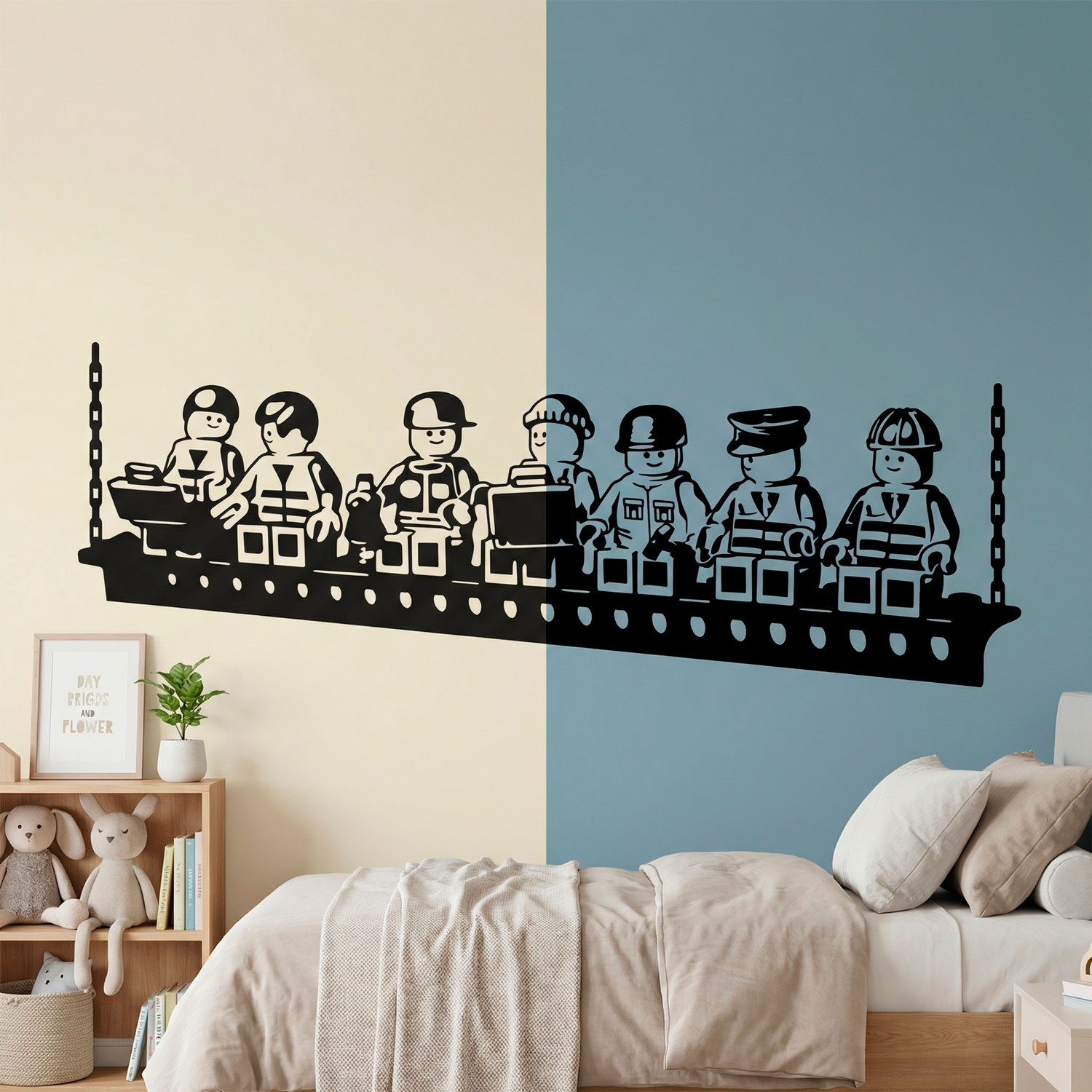 Adesivi per Bambini: Pranzo dei lavoratori di Lego