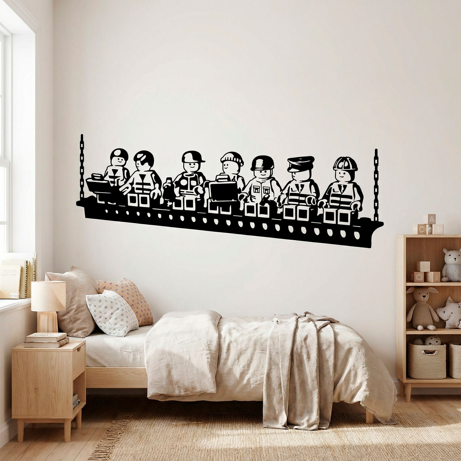 Adesivi per Bambini: Pranzo dei lavoratori di Lego