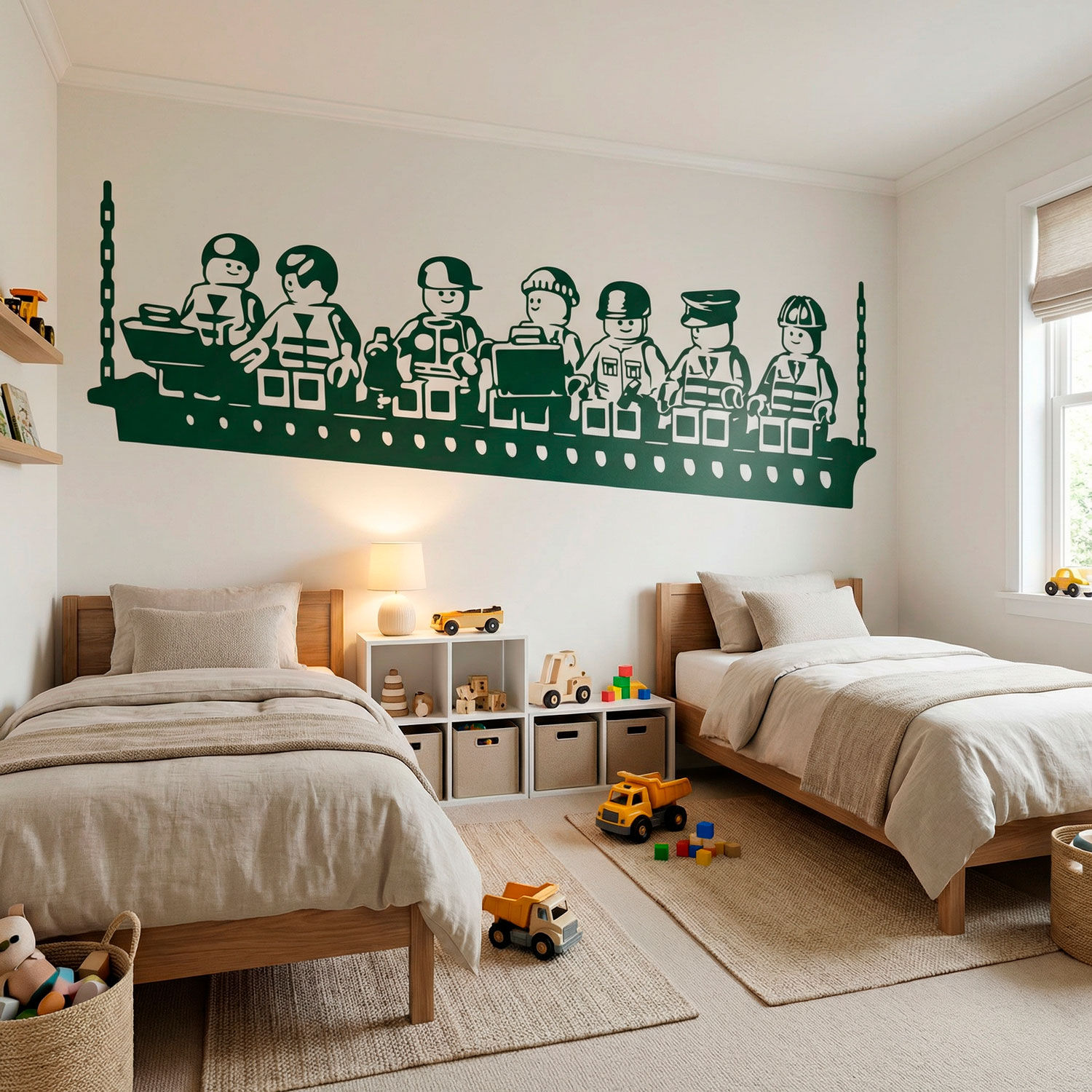 Adesivi per Bambini: Pranzo dei lavoratori di Lego