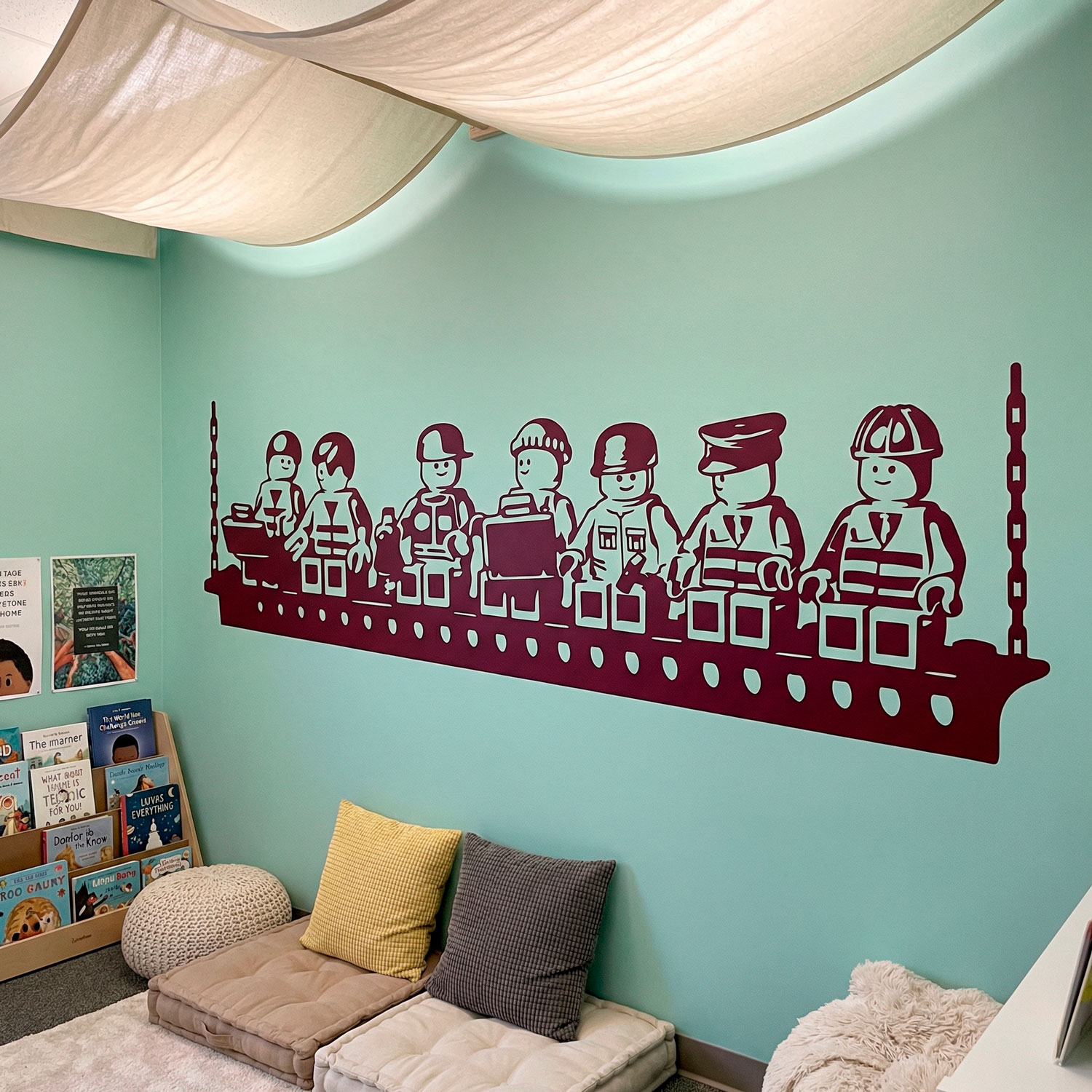 Adesivi per Bambini: Pranzo dei lavoratori di Lego