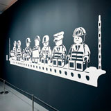 Adesivi per Bambini: Pranzo dei lavoratori di Lego 21