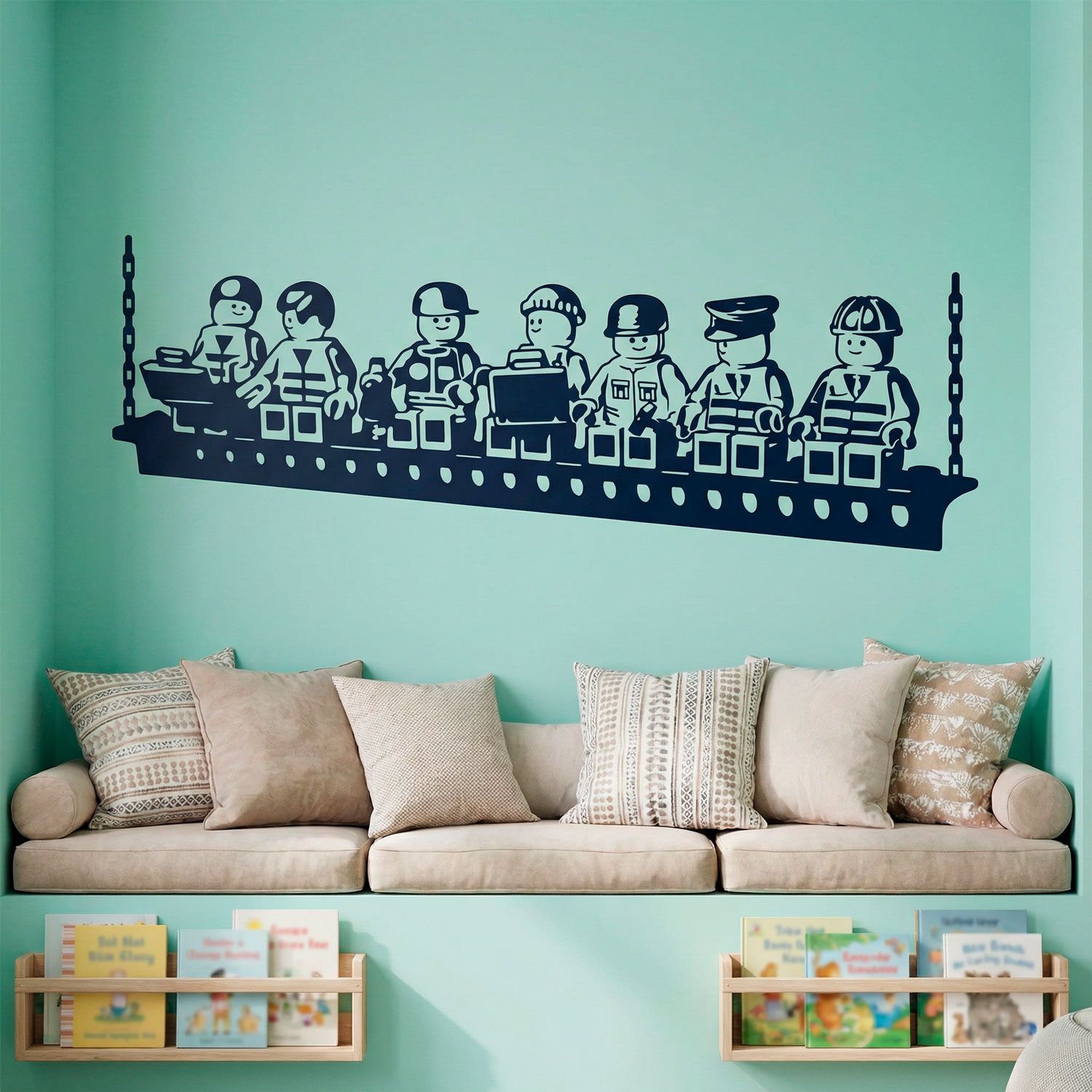 Adesivi per Bambini: Pranzo dei lavoratori di Lego