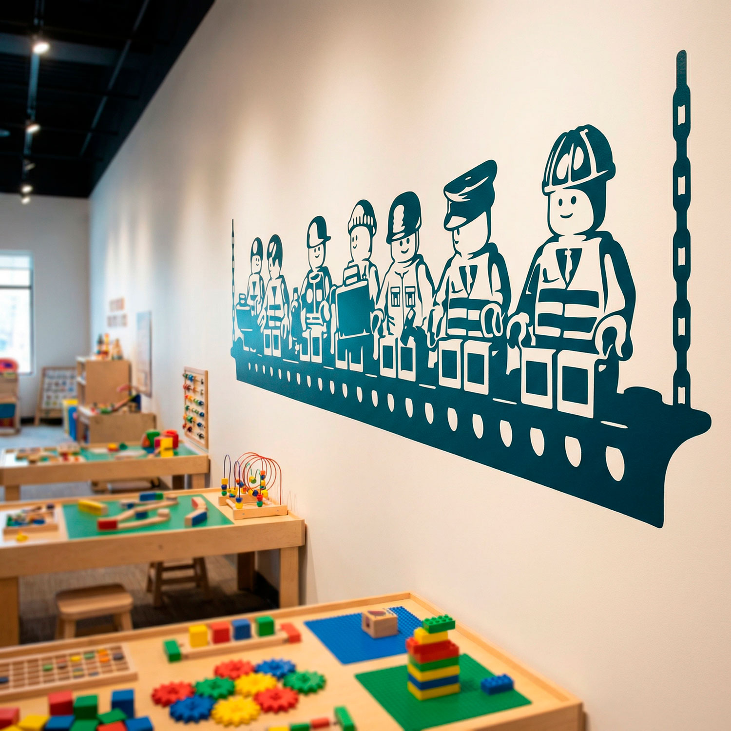 Adesivi per Bambini: Pranzo dei lavoratori di Lego