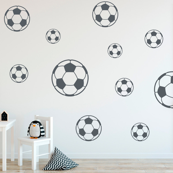 Adesivi Murali: Kit palloni da calcio