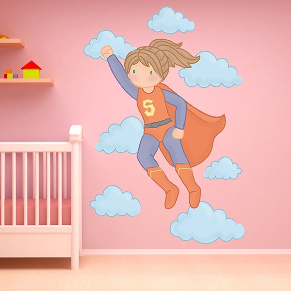Adesivi per Bambini: Super Girl