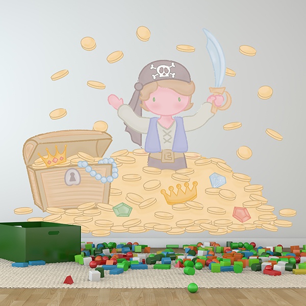 Adesivi per Bambini: Grande tesoro dei pirati