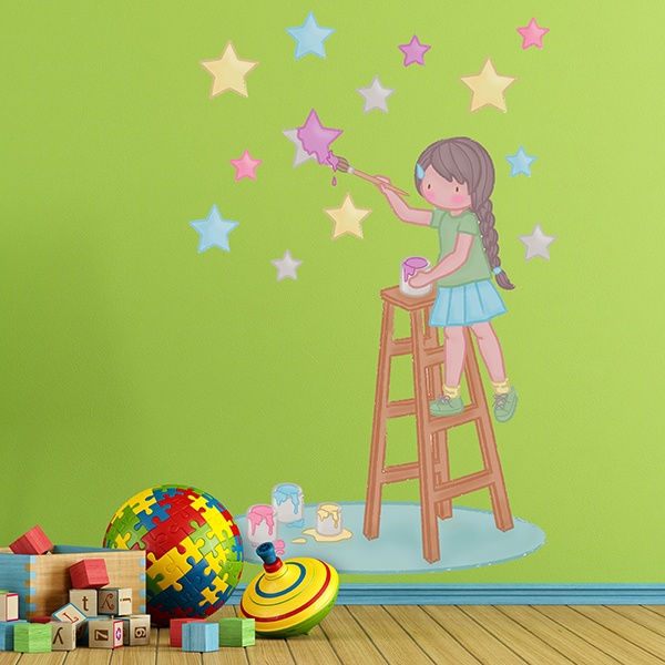 Adesivi per Bambini: Dipingere le stelle