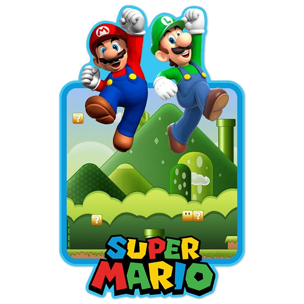 Adesivi Murali: Adesivo murale Super Mario per interruttore della 