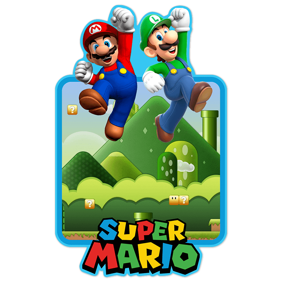 Adesivi Murali: Adesivo murale Super Mario per interruttore della 