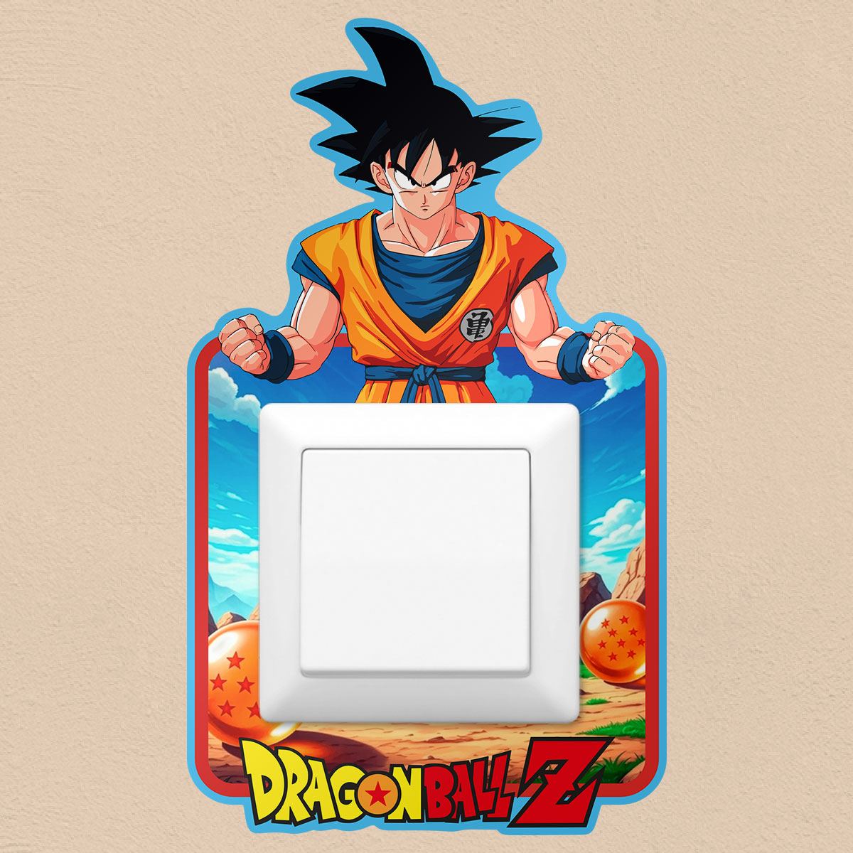 Adesivi Murali: Adesivo murale Dragon Ball Z per interruttore dell