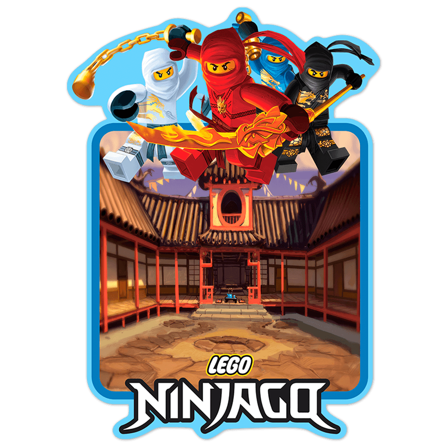 Adesivi Murali: Adesivo murale LEGO Ninjago per interruttore della