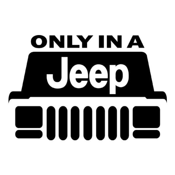 Adesivi per Auto e Moto: Only Jeep
