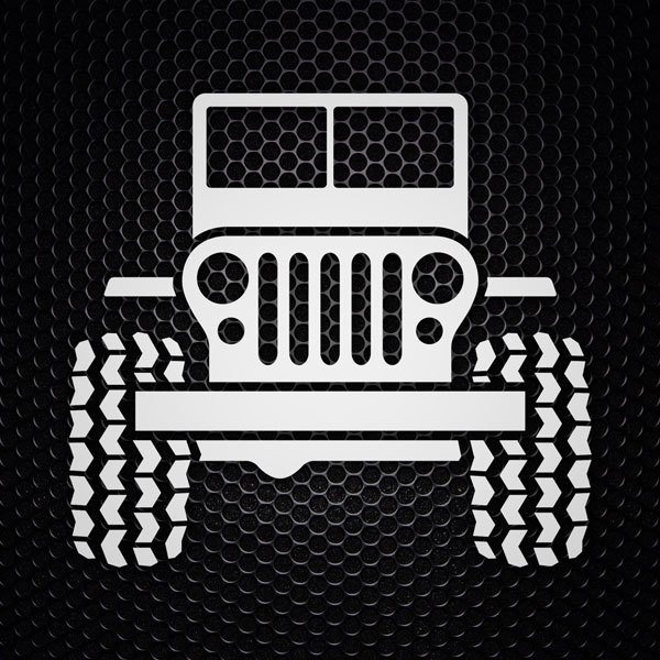 Adesivi per Auto e Moto: Jeep Trattore