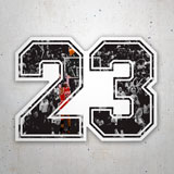Adesivi per Auto e Moto: Michael Jordan 23 3