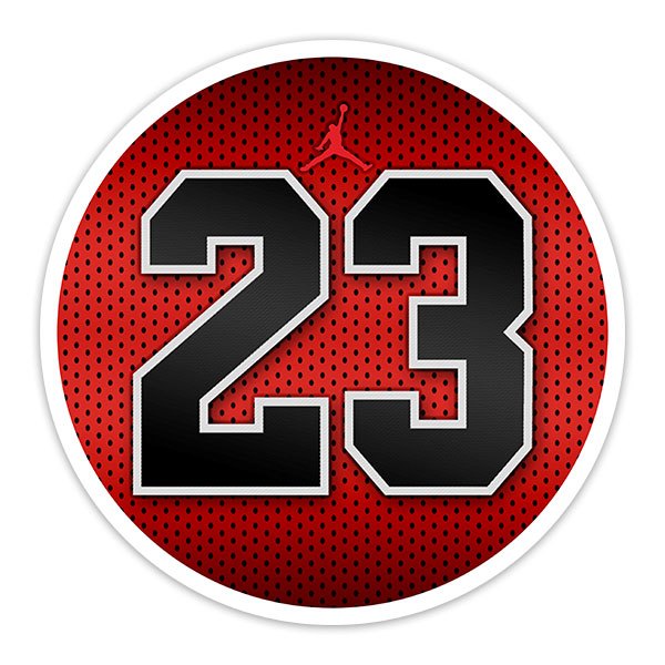 Adesivi per Auto e Moto: Logo Michael Jordan 23