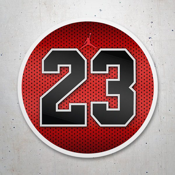 Adesivi per Auto e Moto: Logo Michael Jordan 23