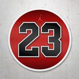 Adesivi per Auto e Moto: Logo Michael Jordan 23 3