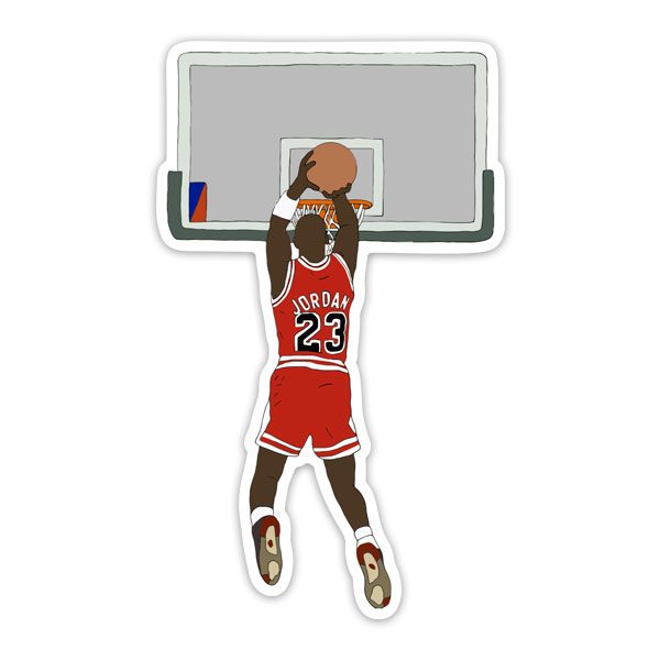 Adesivi per Auto e Moto: Disegno di Michael Jordan