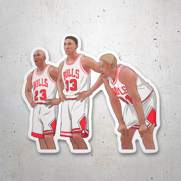 Adesivi per Auto e Moto: Chicago Bulls All-Stars