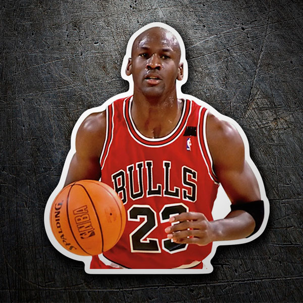 Adesivi per Auto e Moto: Michael Jordan Chicago Bulls 23