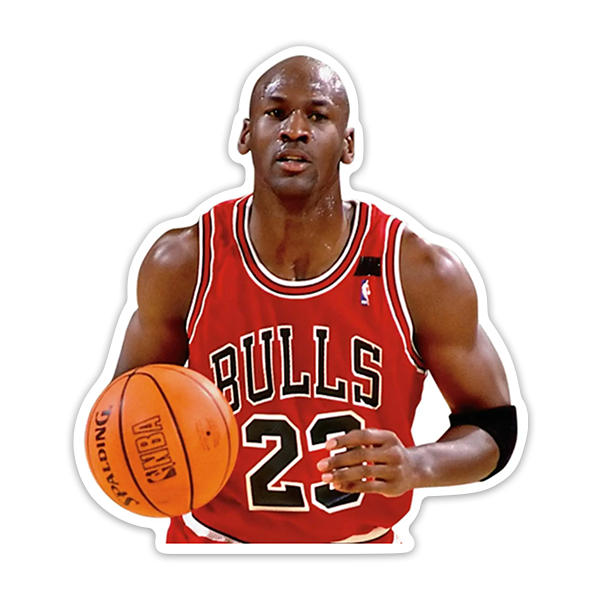 Adesivi per Auto e Moto: Michael Jordan Chicago Bulls 23