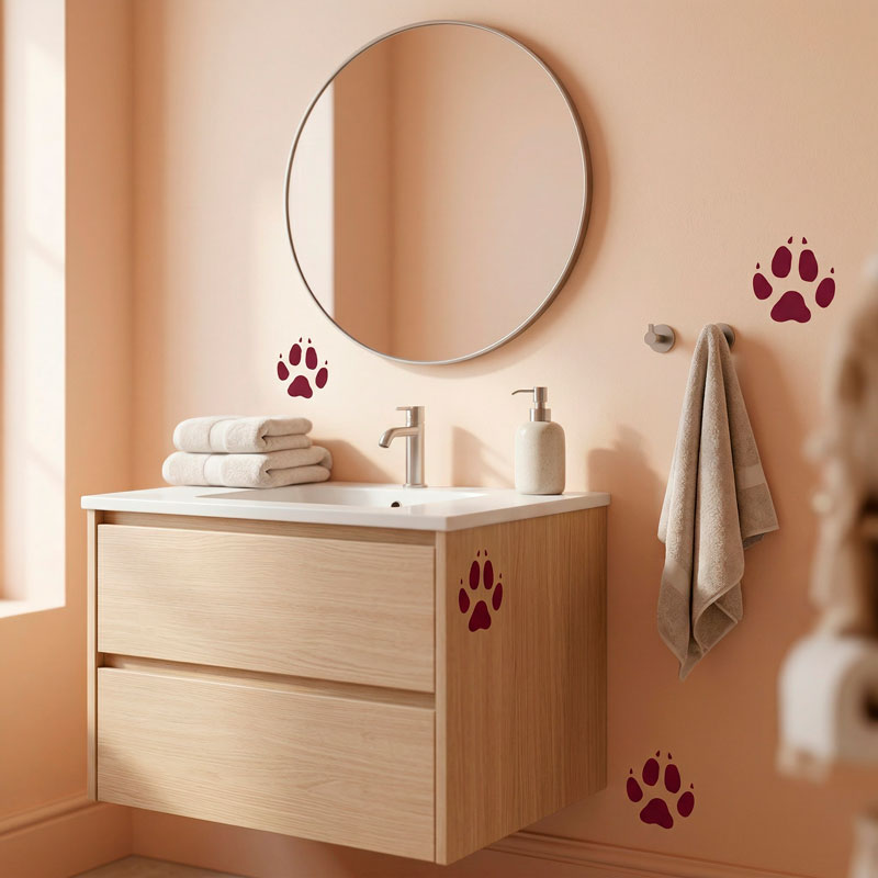 Kit 4 tracce di cani 7/9