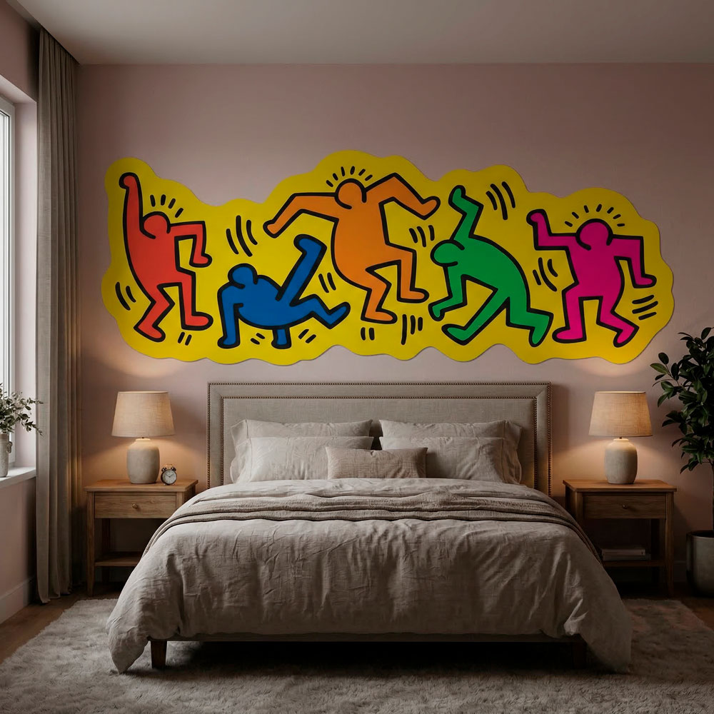 Adesivi Murali: Breakdance (Colore)