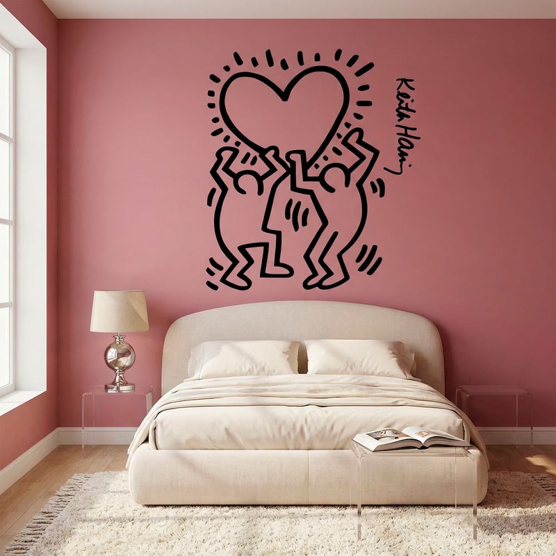Keith Haring - Figure con cuore 12