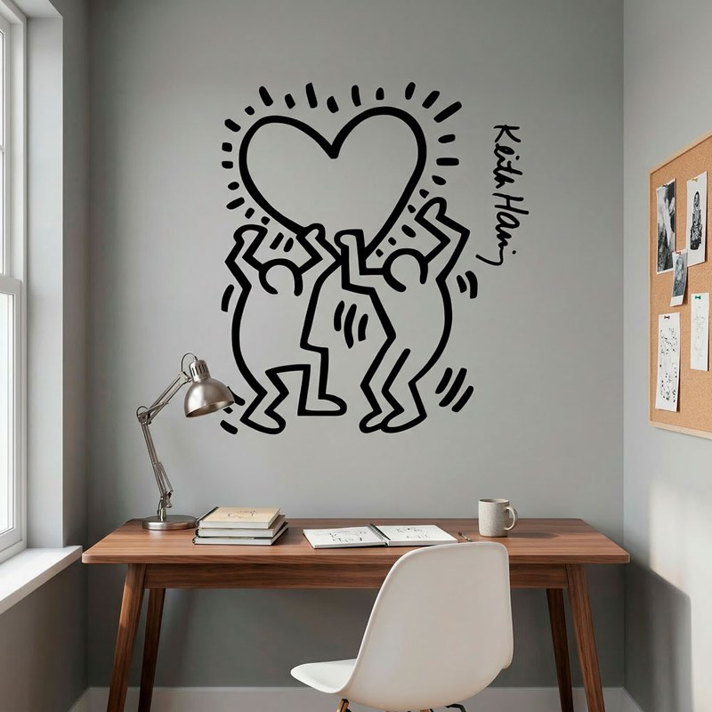 Keith Haring - Figure con cuore 14