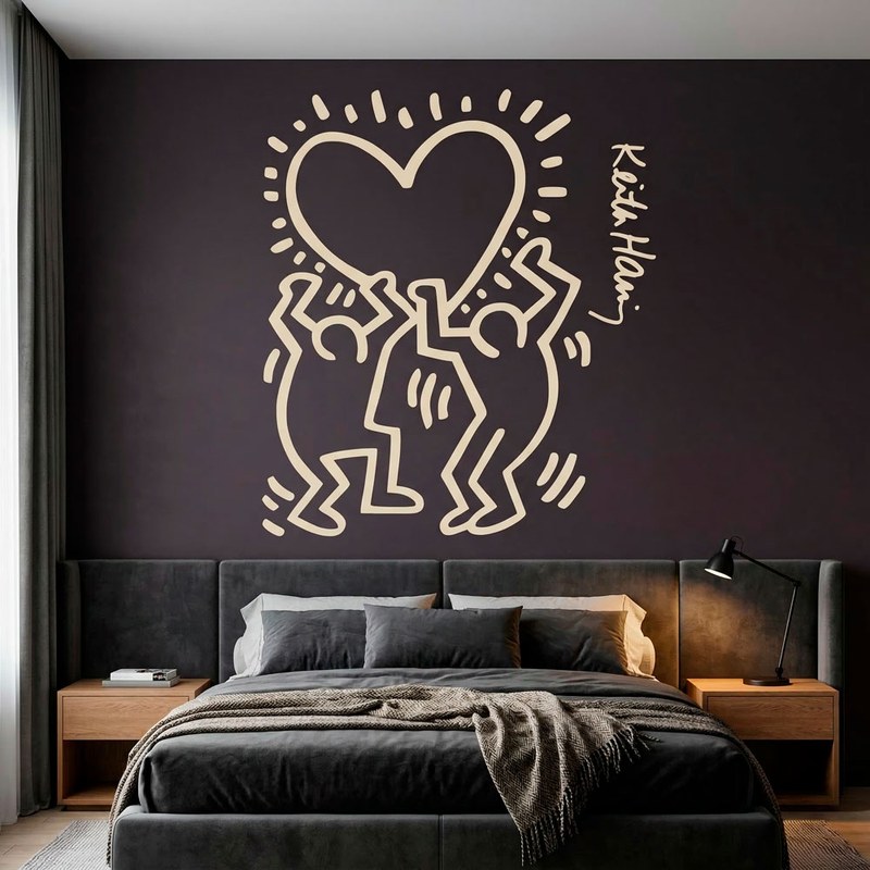 Keith Haring - Figure con cuore 16