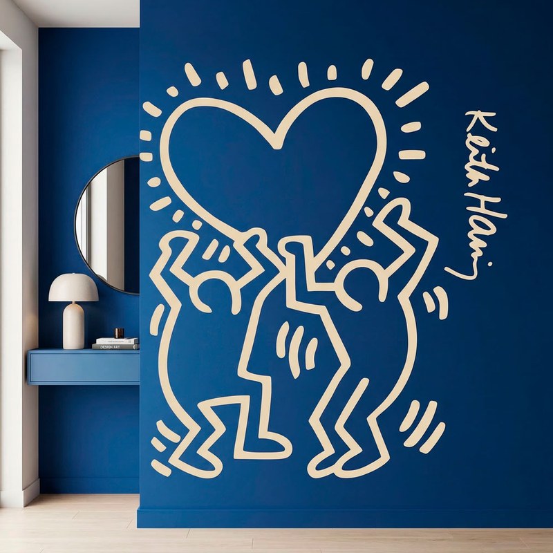 Keith Haring - Figure con cuore 5