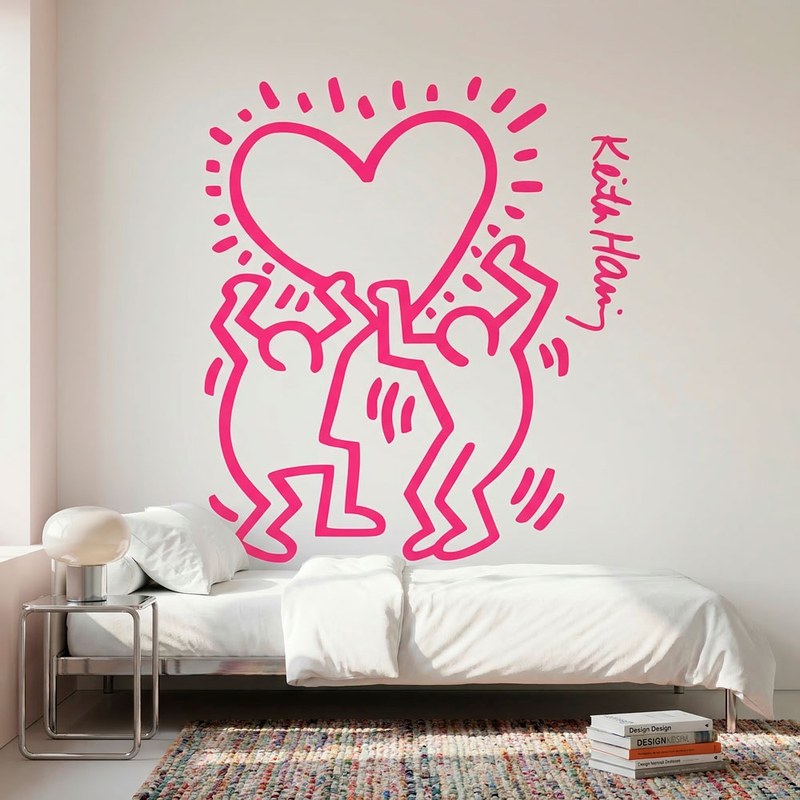 Keith Haring - Figure con cuore 9