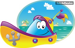 Adesivi per Bambini: Barca per bambini 3