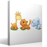 Adesivi per Bambini: Kit giraffa, tigre ed elefante 7