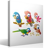 Adesivi per Bambini: Kit di pappagalli esotici 4