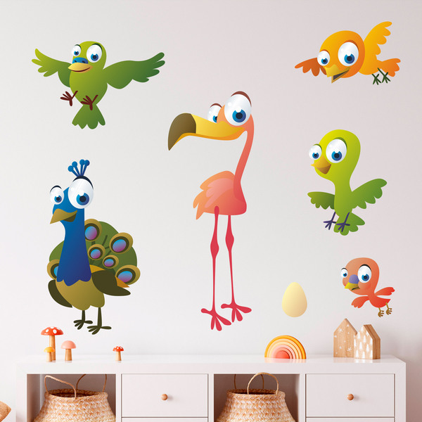 Adesivi per Bambini: Kit di uccelli 1