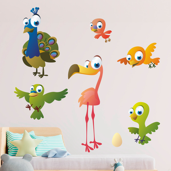 Adesivi per Bambini: Kit di uccelli