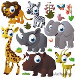Adesivi per Bambini: Kit Animali della giungla 4