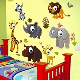 Adesivi per Bambini: Kit Animali della giungla 6